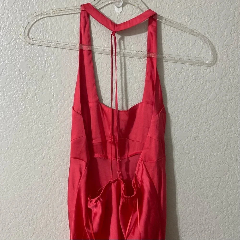 NEW Free People Happy Hour Midi Slip Strawberry Spritz